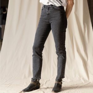 Madewell Perfect Vintage Jean in Camden Wash Faded Black Size 27